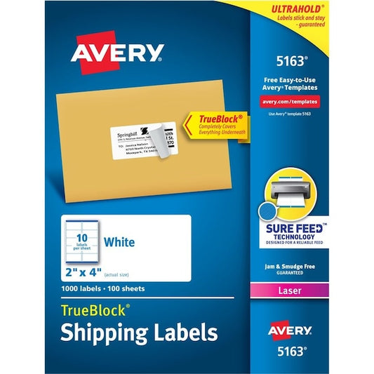 Label, Lsr, Shippng, 2X4,1000 1000PK