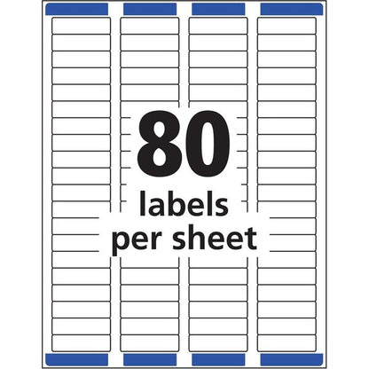 Label, Ezpeel, Lsr, 1/2X1.75 2PK