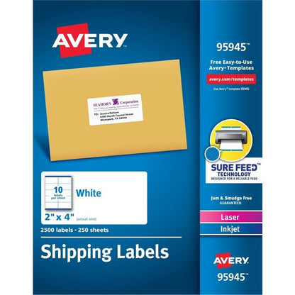 Label, Shpng, 2X4, We, 2500 10PK