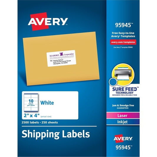 Label, Shpng, 2X4, We, 2500 10PK