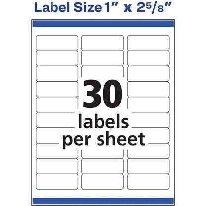 Label, Laser, 1X2.6, We, 7500 30PK