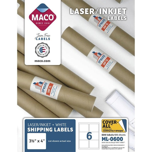 Label, Lsr, 3-1/3X4, We Pk