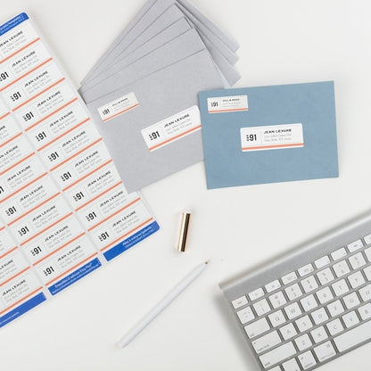 Label, Removable, Inkjt, Addrs 25PK