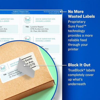 Label, Wthrprf, Shpng, 3.3X4 300PK