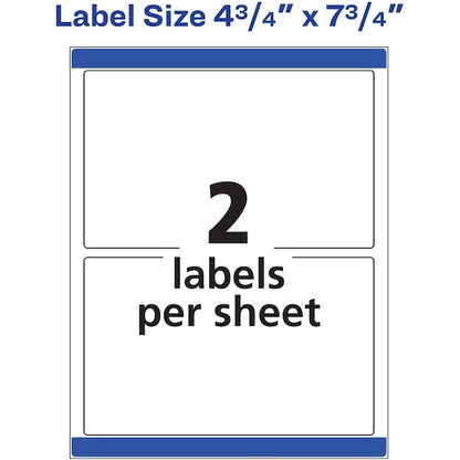 Label, Color, 4.75X7.75, We, 20 5PK