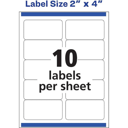 Label, Shpng, 2X4, We, 2500 10PK
