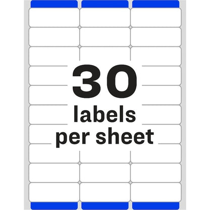 Label, Ezpeel, Lsr, 1X2.6, We 3000PK
