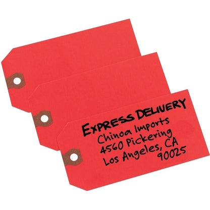 Tags, Shipping, #5, Plain, Red 1000PK