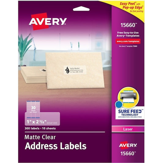 Label, Mail, Ezpeel, Clr, 300Ea 300PK