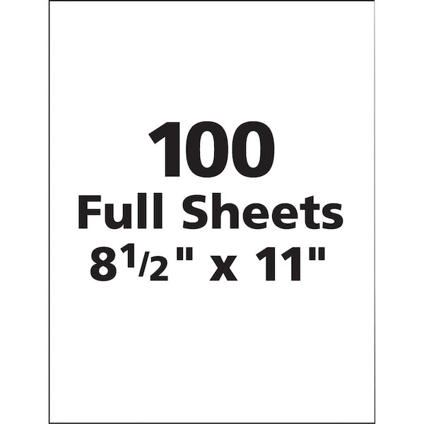 Label, Lsr, Sheet, 8.5X11,100PK