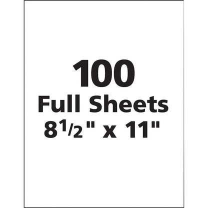 Label, Lsr, Sheet, 8.5X11,100PK