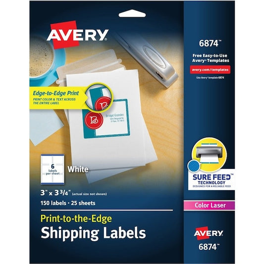 Label, Color, 3X3.75, We, 150 5PK
