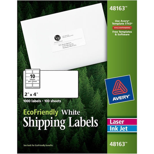 Label, Rcycld, 2X4,1000Ct 1000PK