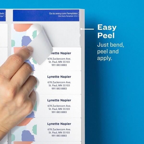 Label, Ezpeel, Laser, 1.5X4, Cl 700PK