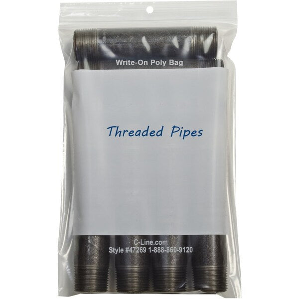 Bag, Poly, Zip, Reclose, 6X9 1000PK