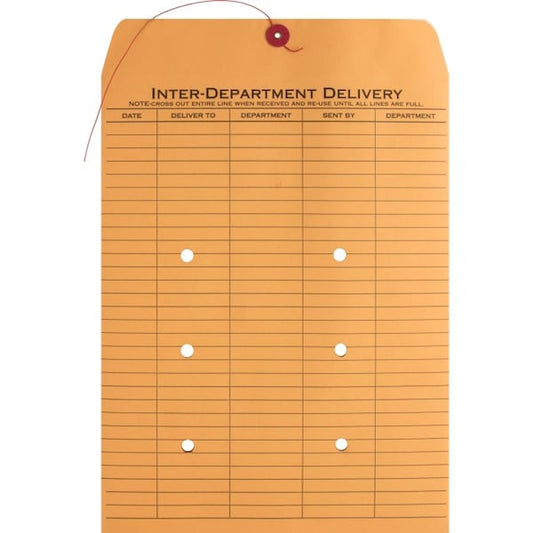 Envelope, Intrdept, S/B, 10X13 100PK