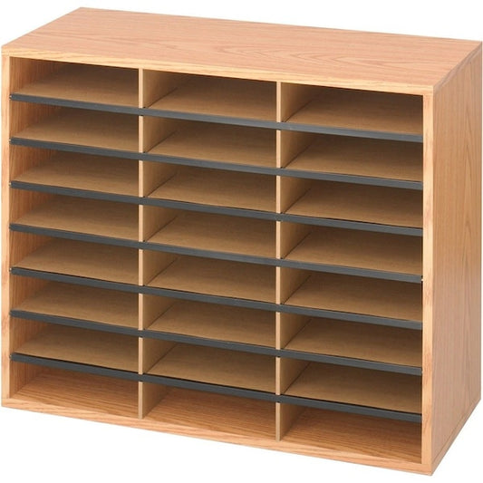 Literature Organizer, 24 Cmprtment, 29"x12"x23-1/2", MOK