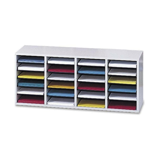Adjust Organizer, 39-1/4"x11-3/4"x16-3/8, 24 Compartment, Gray