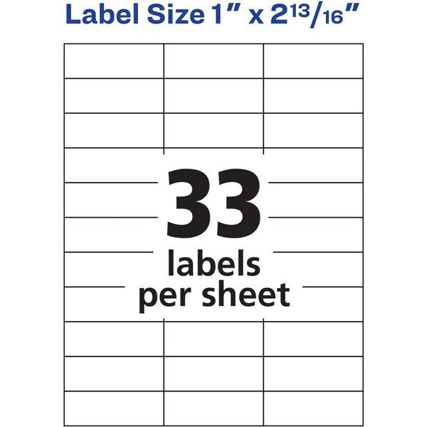 Label, Cpr, 2-13/16X1Cl2310 2310PK