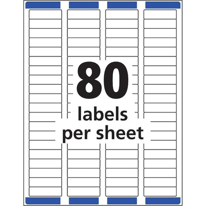 Label, Ezpeel, Inkjt, 1/2X1.75 2000PK