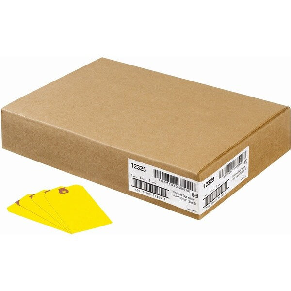 Tags, Shipping, #5, Plain, Ylw 1000PK