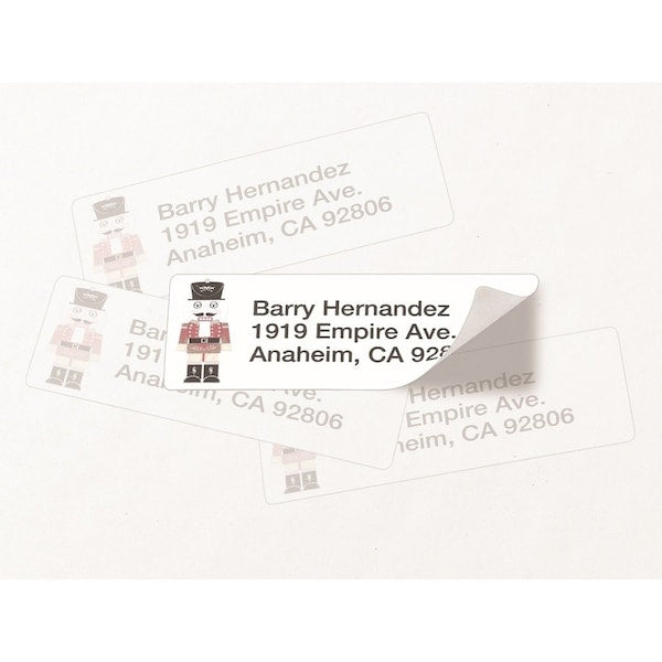 Label, Removable, Inkjt, Addrs 25PK
