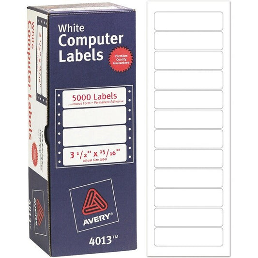 Label, Pin-Fed, 1-Across, We 5000PK