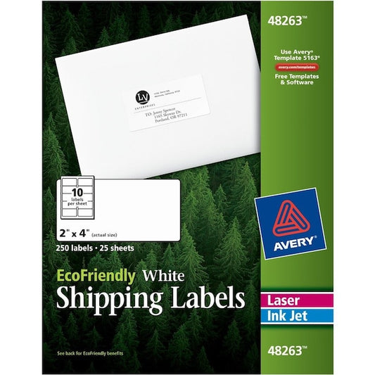 Label, Eco, 2X4 250PK