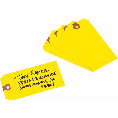 Tags, Shipping, #5, Plain, Ylw 1000PK