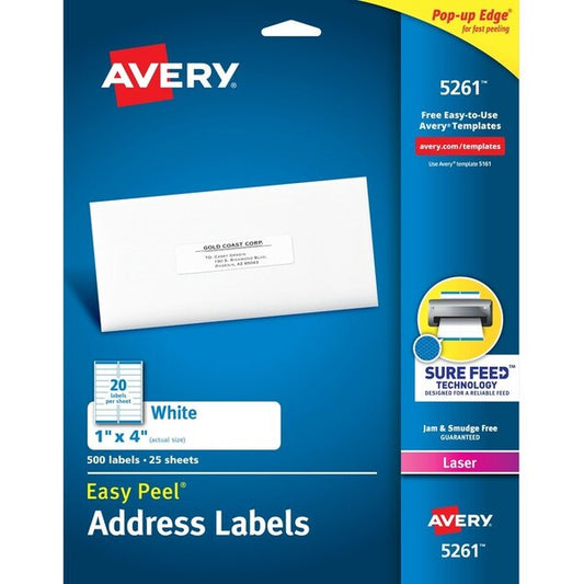 Label, Ezpeel, Lsr, 1X4, We, 500 500PK