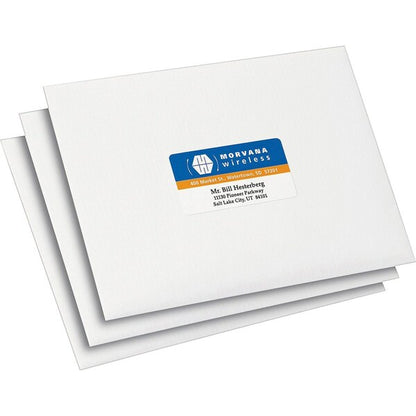 Label, Lsr, Clr, 2-3/8X1-1/4 5PK