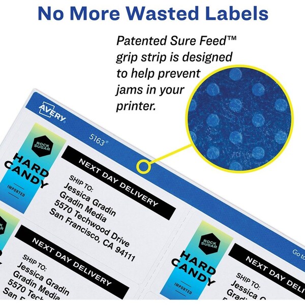 Label, Lsr, Shippng, 3.5X5,400PK