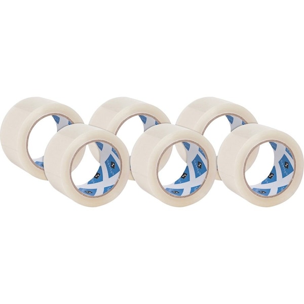 Packaging Tape, 3" Core, 3.0 mil, 1.88"x55 Yds, 6RL/PK 6PK