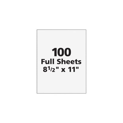 Label, Color, 8.5X11, We, 20Ct 2000PK
