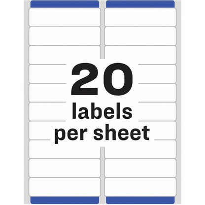 Label, Ezpeel, Inkjt, 1X4, We 500PK
