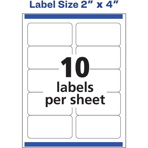 Label, Removable, Laser, Shpng 100PK