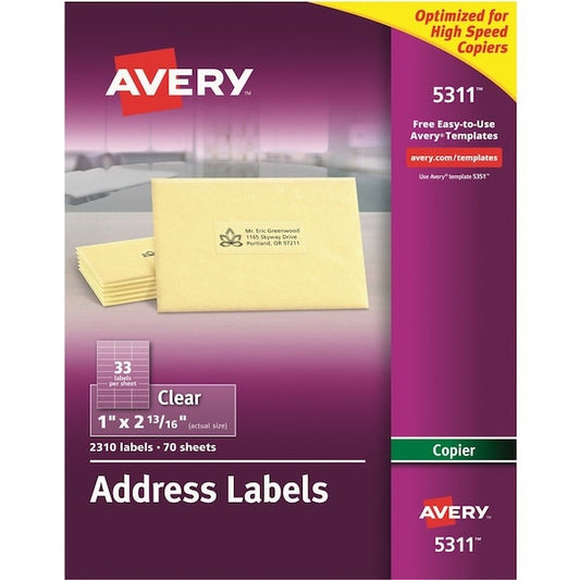 Label, Cpr, 2-13/16X1Cl2310 2310PK