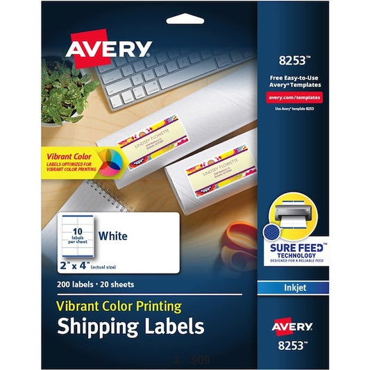 Label, Color, 2X4, We, 600Ct 200PK