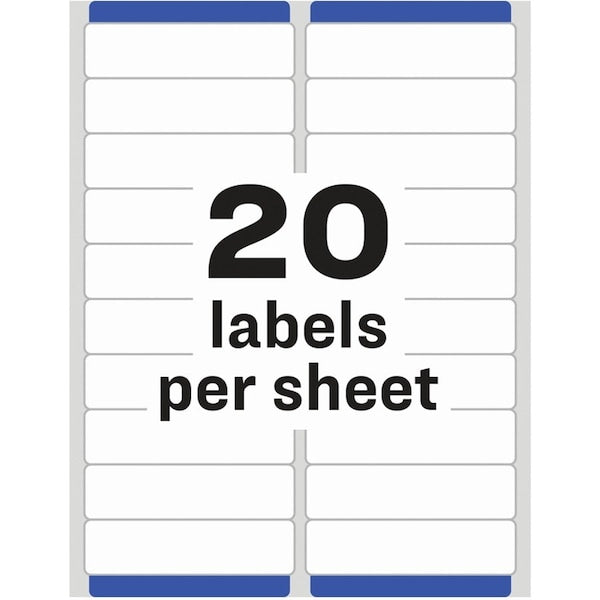 Label, Ezpeel, Inkjt, 1X4, We 2000PK