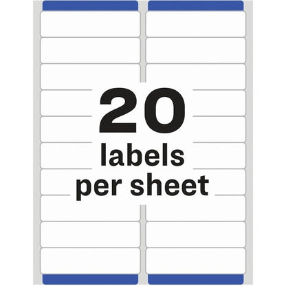 Label, Ezpeel, Inkjt, 1X4, We 2000PK