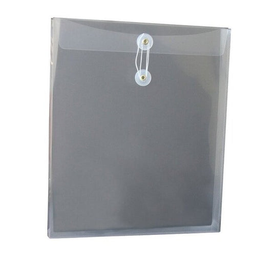 Reusable String Envelope, Letter, Top Loading, Assorted Color, Pack of 12 PK