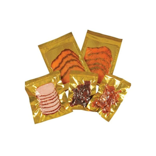 Vacuum Bags, 3mil, Clear/Gold, 1000 PK