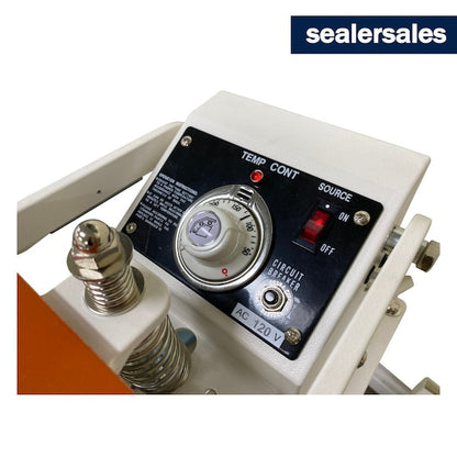 12in W-Series Direct Heat Foot Sealer w/ 15mm Meshed Seal Width, Standing Operation