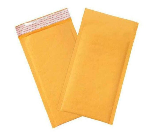 Self-Seal Bubble Mailers, #00, 5" x 10", Kraft, 180/Case