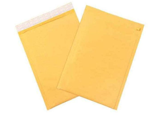 Self-Seal Bubble Mailers w/Tear Strip, #1, 7 1/4" x 12", Kraft, 100/Case