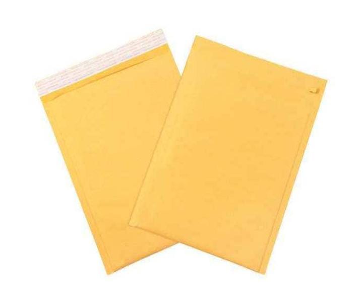 Self-Seal Bubble Mailers w/Tear Strip, #4, 9 1/2" x 14 1/2", Kraft, 25/Case