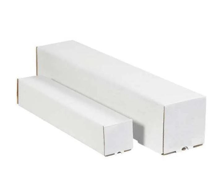 Square Mailing Tubes, 3" x 3" x 12", White, 25/Bundle