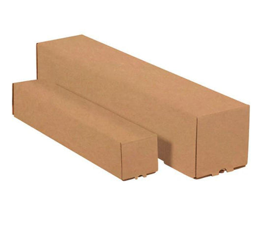 Square Mailing Tubes, 3" x 3" x 18", Kraft, 25/Bundle