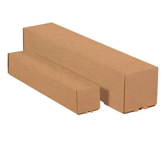 Square Mailing Tubes, 3" x 3" x 37", Kraft, 25/Bundle