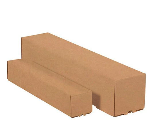 Square Mailing Tubes, 3" x 3" x 48", Kraft, 25/Bundle